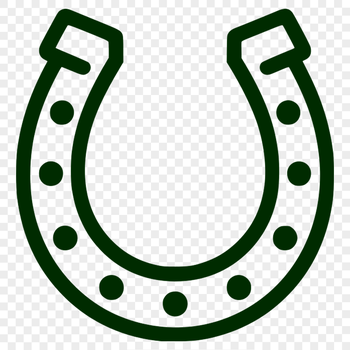 SVG horse shoe design for Cricut cutting machine
