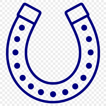 SVG horse shoe vector art for cutting machine templates