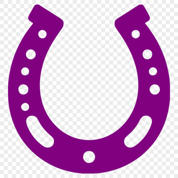 Free horse shoe SVG template for Cricut and laser cutting
