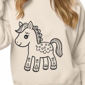 A high-quality SVG image of a horse, suitable for cutting with a Cricut machine or laser cutter.