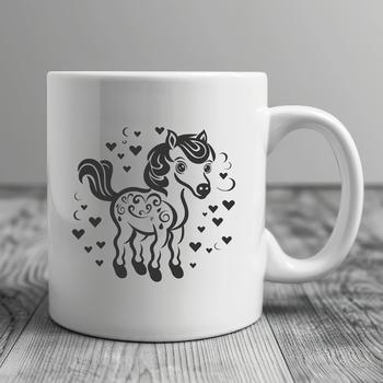 Artistic Horse In SVG Format - Free Download