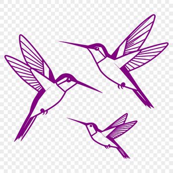 A colorful illustration of a hummingbird in flight, perfect for personal or commercial projects requiring vector art.