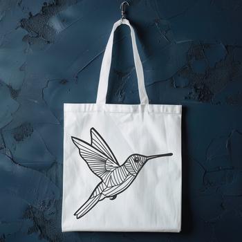 Creative Flying Hummingbird - SVG