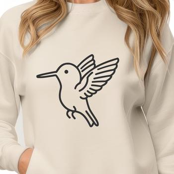 Beautiful Hummingbird - SVG Format