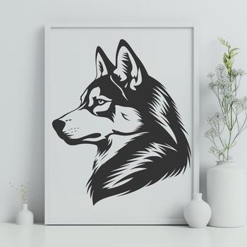 Free Husky In SVG & PNG