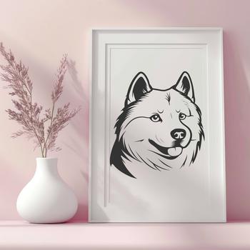 Beautiful Husky - Sublimation SVG