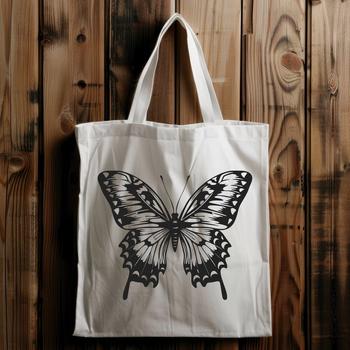 A detailed illustration of a butterfly in full body view, suitable for various designs and crafts.