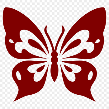 A colorful butterfly with intricate details, suitable for gardening or crafting projects.