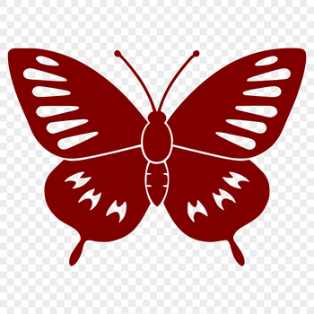 A colorful butterfly in full body view, ideal for gardening themes and vector designs.