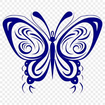 A colorful butterfly with intricate details, featuring delicate wings and body.