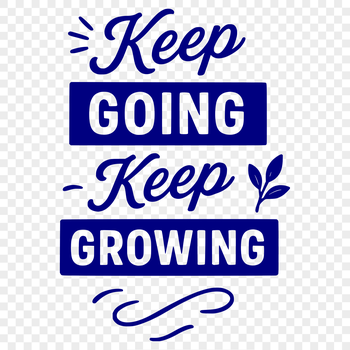 Inspirational quote design in vector format for personal and commercial use.
