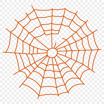 A detailed vector illustration of a spider web, suitable for digital design and cutting applications.