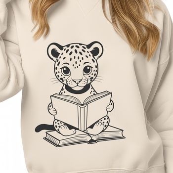 A large, spotted big cat with a distinctive coat pattern, suitable for vector design and printing.