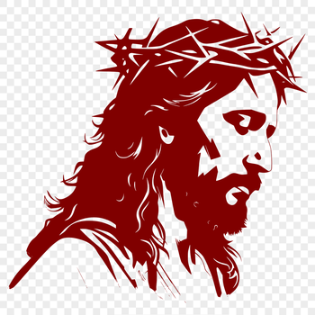 Religious figurehead illustration in vector format.
