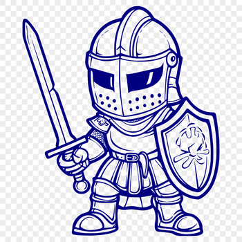 Beautiful Knight Clipart