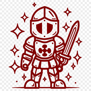 Free Stunning Knight Vector Craft File