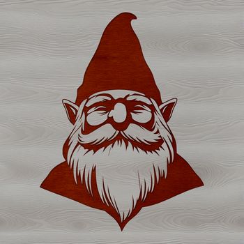 A mythical creature with the body of a dwarf and a head resembling a grotesque humanoid, suitable for vector art designs.