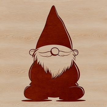 A mythical creature with a stout build, standing on two legs, depicted as a simple vector illustration.