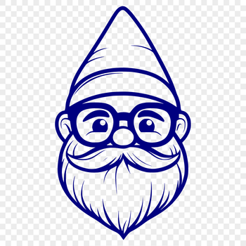 A mythical creature with the head and upper body of a dwarf, wearing glasses in a stylized illustration.
