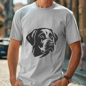 A high-quality vector illustration of a Labrador Retriever's head, suitable for digital and print use.