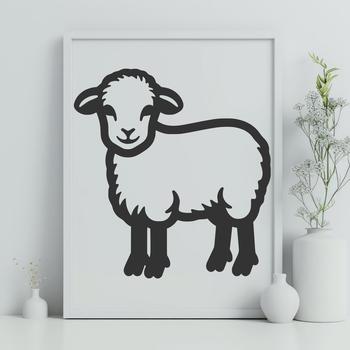 Artistic Sheep - SVG Format