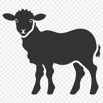 Stunning Lamb Vector Craft File