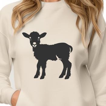 Stunning Lamb SVG, PNG, PDF And DXF Files