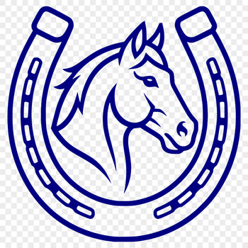 SVG horse shoe commercial use template in dxf and pdf