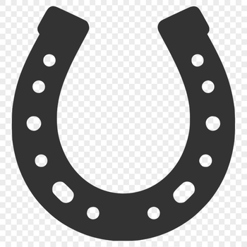 Free SVG horse shoe template for DIY projects