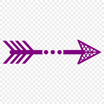 SVG arrow for vector art and cutting machine design
