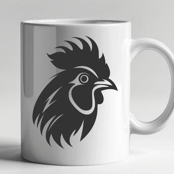 An SVG image of a farm animal, featuring a stylized representation of a chicken in a clear and scalable format.