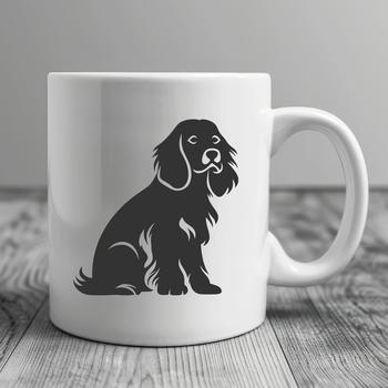 Sitting Cocker Spaniel Printable Artwork