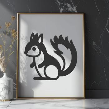 Stunning Squirrel - Laser SVG