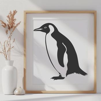 Artistic Penguin - Animal DXF