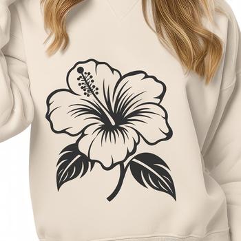 Beautiful Hibiscus - Sublimation SVG