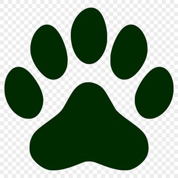 A collection of high-quality animal paw prints in various shapes and sizes.