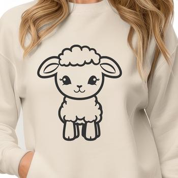 Free Sheep In SVG & DXF