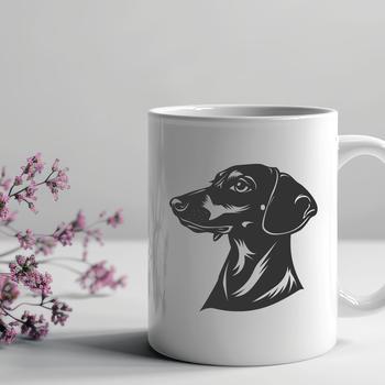 Beautiful Dachshund In PDF & PNG