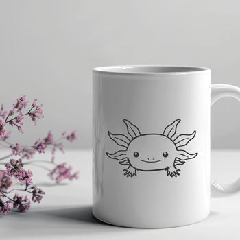 Stunning Axolotl In PNG & SVG