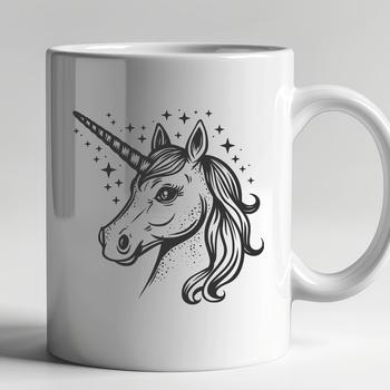 Creative Unicorn In SVG & DXF