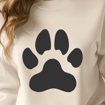 Paw print design created using SVG graphics.