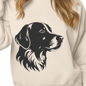 Stunning Golden Retriever In SVG & PNG