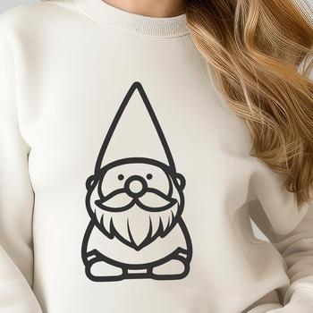Unique Standing Knome Digital Art - SVG