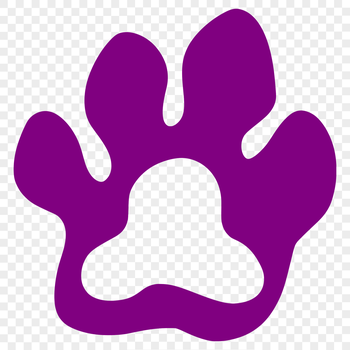 A high-quality vector illustration of an animal paw print, ideal for various design purposes.