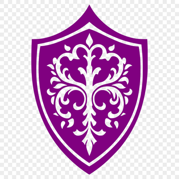 A vector shield icon designed in SVG format.