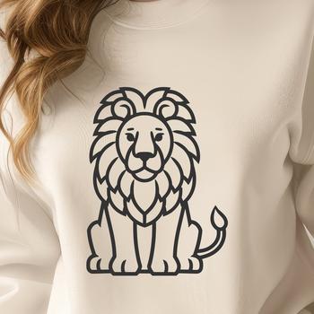 Stunning Lion - Glowforge SVG