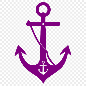 A set of anchor icons in various sizes and styles, suitable for web design projects.