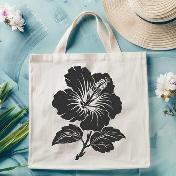 Artistic Hibiscus - Laser PDF