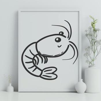 Artistic Shrimp - For Glowforge Project