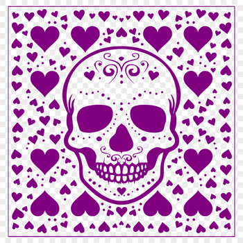 Beautiful Skull - DXF Format